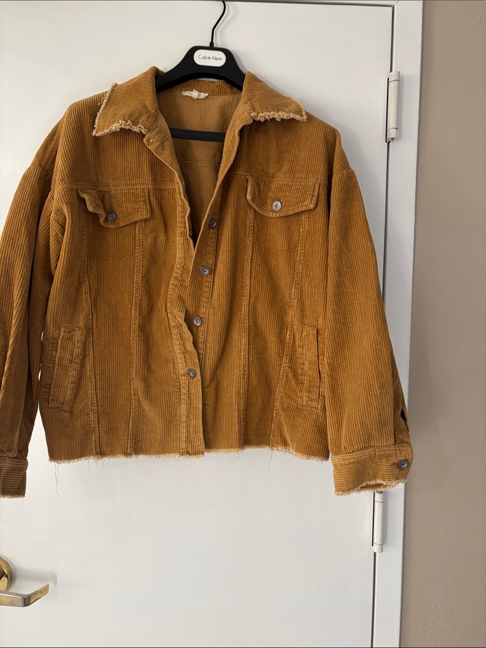 La miel Corduroy Jacket in Mustard